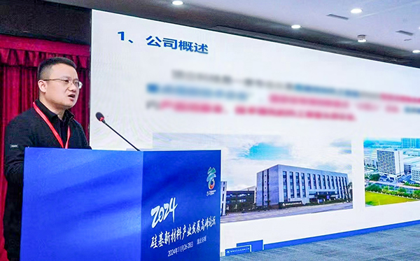 頂立科技參加硅基新材料高峰論壇，分享高純石英制備熱工裝備最新技術